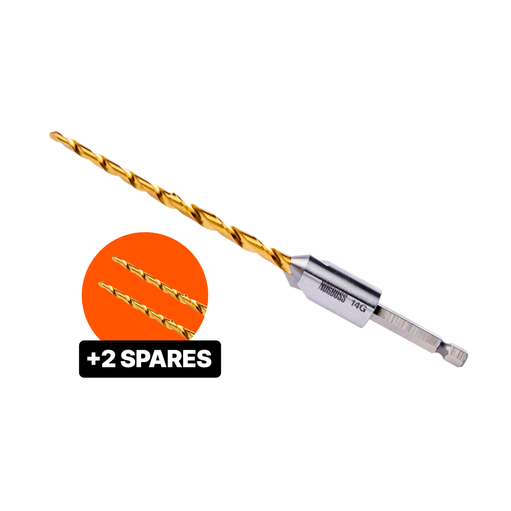 NOGBOSS 14G Wood Drill 82* CSK Assembly